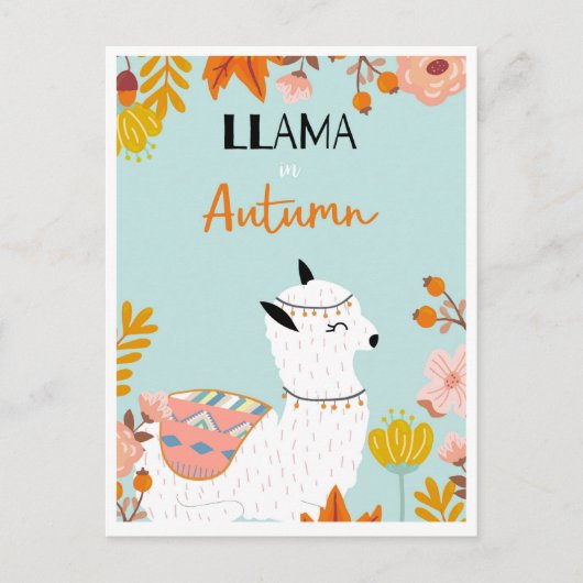 Carte postale en lama (Devant)