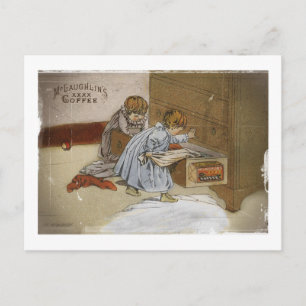 Carte Postale En mal-chef Enfants McLaughlin café