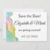 Carte postale en marbre arc-en-ciel (Devant)