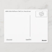 Carte Postale En matière de style, nagez avec le courant... (Dos)