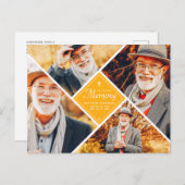 Carte Postale En Mémoire Amoureuse Croix moderne Multiphoto (Devant / Derrière)