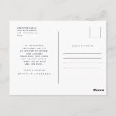 Carte Postale En Mémoire Amoureuse Croix moderne Multiphoto (Dos)