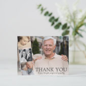 Carte Postale En mémoire de, Collage photo de Sympathy Merci (Debout devant)