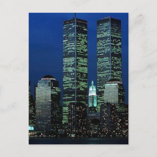 Carte Postale En mémoire En mémoire des tours jumelles WTC NYC