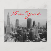Carte postale en nuits New York (Devant)