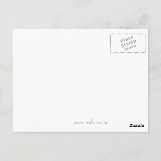 Carte postale en papier marbré (Dos)