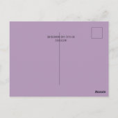 Carte Postale En pensant à vous (Dos)