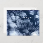 Carte Postale En pensant à vous - (Devant / Derrière)