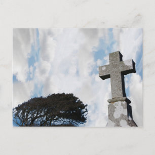 carte postale en pierre céleste