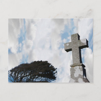 carte postale en pierre céleste