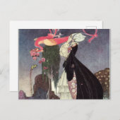 Carte Postale En poudre et crinoline Kay Nielsen (Devant / Derrière)