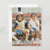 Carte Postale En première étape 2002 (Devant / Derrière)