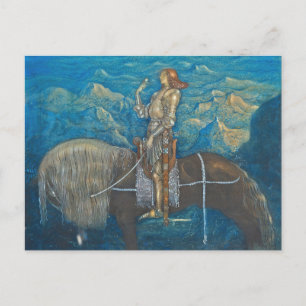 Carte Postale En Riddare Red Fram John Bauer