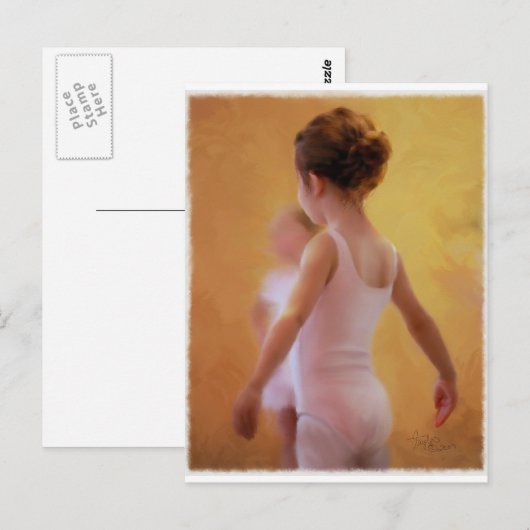 Carte Postale En rose (Devant / Derrière)