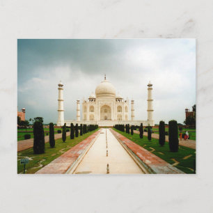 Carte postale En route pour Taj Mahal, Agra, Inde