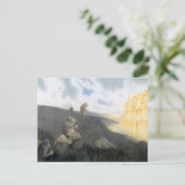 Carte Postale En route pour Troll Castle (Debout devant)