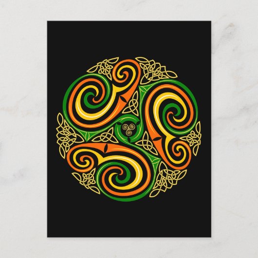 carte postale en spirales célestes (Devant)