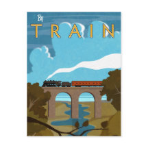En train