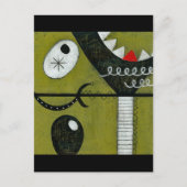 Carte postale en verre Martini cassé (Devant)