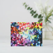 Carte postale en verre souillé (Debout devant)