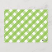 Carte Postale en vichy Taco personnalisées Valentine's Cards (Dos)