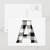 Carte Postale en vichy Vérifier A (Devant / Derrière)