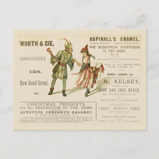 Carte Postale Enamel d'Aspinall (Devant)