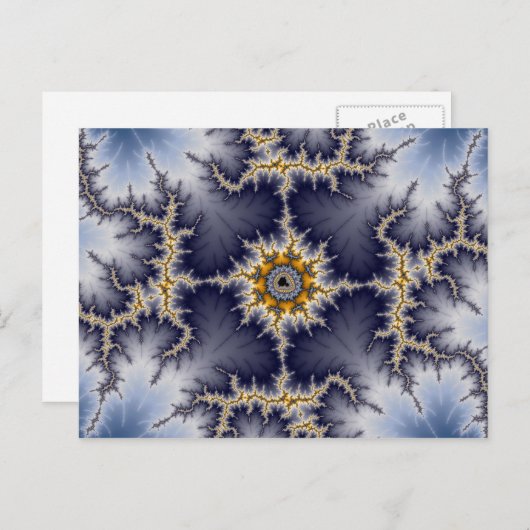 Carte postale encadrée - Fractée (Devant / Derrière)