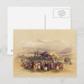 Carte Postale Encampement des pèlerins à Jéricho' Volume II (Devant / Derrière)