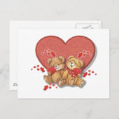 Carte Postale Enceintes et baisers (Devant / Derrière)