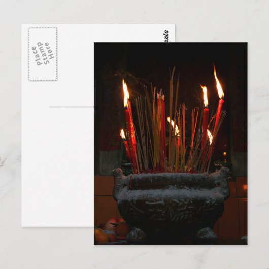 Carte postale - Encens (Devant / Derrière)