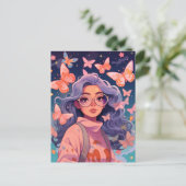 Carte postale Enchanted Butterfly Dream (Debout devant)