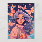 Carte postale Enchanted Butterfly Dream (Devant)