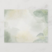 Carte Postale Enchanted Garden String Lights Wedding Invitation  (Dos)