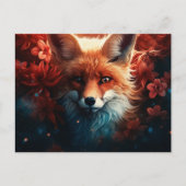 Carte postale Enchanted Whispers of the Fox (Devant)