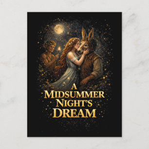 Carte Postale Enchantement au clair de lune