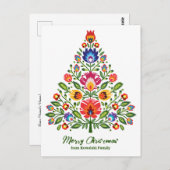 Carte Postale Enchantement folklorique : Un Noël inspiré de Lowi (Devant / Derrière)