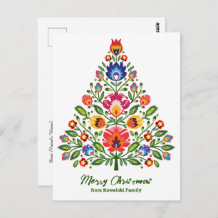 Carte Postale Enchantement folklorique : Un Noël inspiré de Lowi