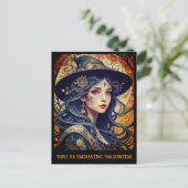 Carte Postale Enchanter La Voix D'Halloween (Debout devant)