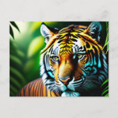 Carte Postale Enchanter Le Tigre De La Jungle - Fierce Et Gratui (Devant)