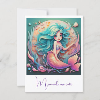 CARTE POSTALE " ENCHANTEURS SOUS-MARINS "
