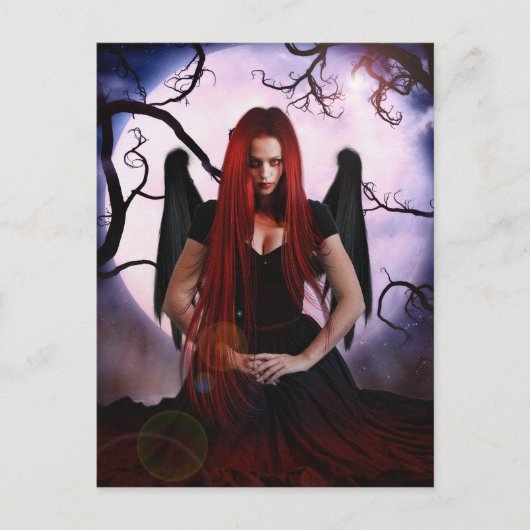 Carte Postale Enchanteuse sombre (Devant)
