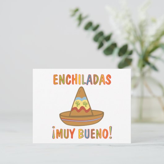 CARTE POSTALE ENCHILADAS (Debout devant)