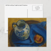 Carte Postale Encore la vie avec Jug et Apple (Devant / Derrière)