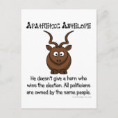 Carte Postale Encore un autre électeur apathique (Devant)