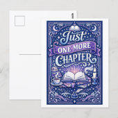 Carte Postale Encore un chapitre à lire (Devant / Derrière)