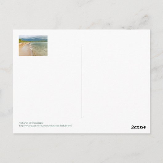 Carte Postale Encore Une Journée À Paradise/Kauai Beach (Dos)