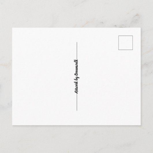 Carte Postale Encore une journée paresseuse (Dos)