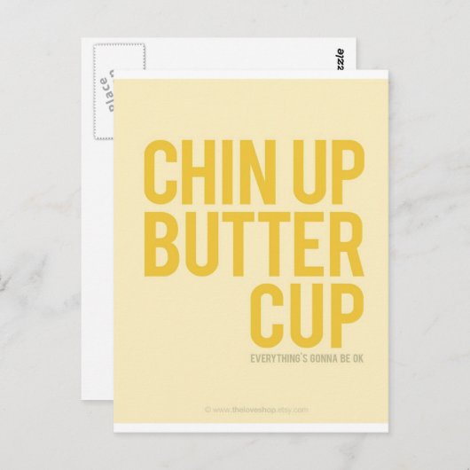 Carte Postale Encouragement (Devant / Derrière)