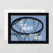 Carte postale "Encouragement-Dream" (Devant / Derrière)